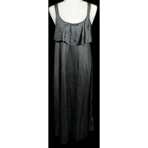 Stardust Vintage Gothic Sleeveless Maxi Dress With Tiered Bust